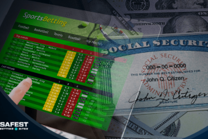 Collage of data and a social security card