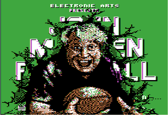 John Madden Football title screen for the Apple II