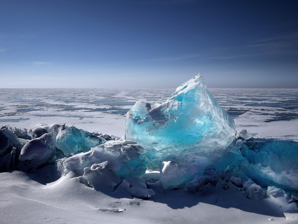 Blue ice