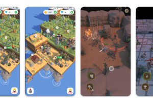The Hunt for Epic Treasure Android version screenshot collage