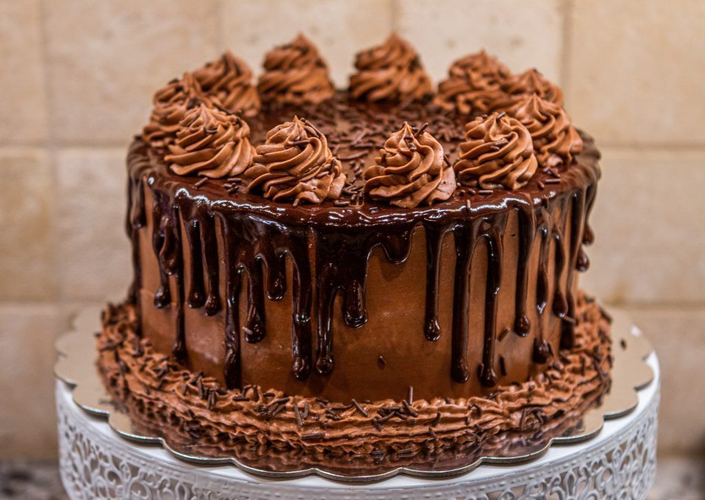 Chocolate drip cake