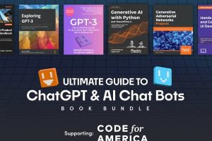 Ultimate Guide to ChatGPT & AI Chat Bots Book Bundle collage