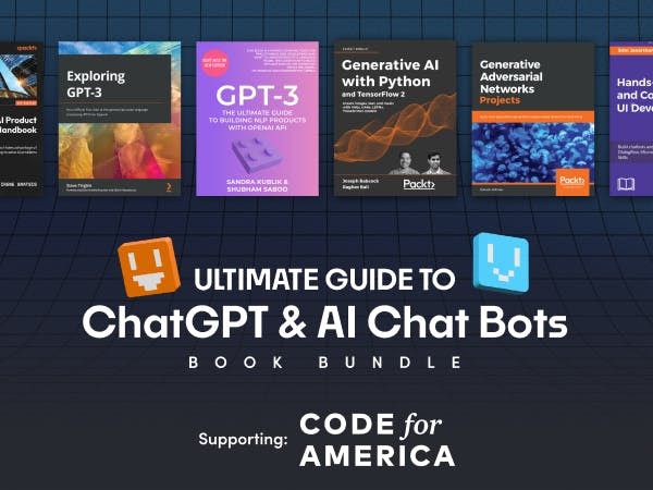 Ultimate Guide to ChatGPT & AI Chat Bots Book Bundle collage