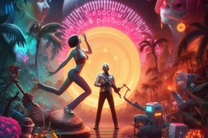 Disco Elysium and Paradise Killer games - Generated with AI