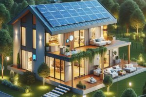energy efficient home - Generated with AI