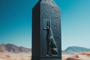 Anubis' Obelisk - Generated with AI