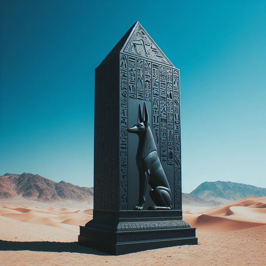 Anubis' Obelisk - Generated with AI