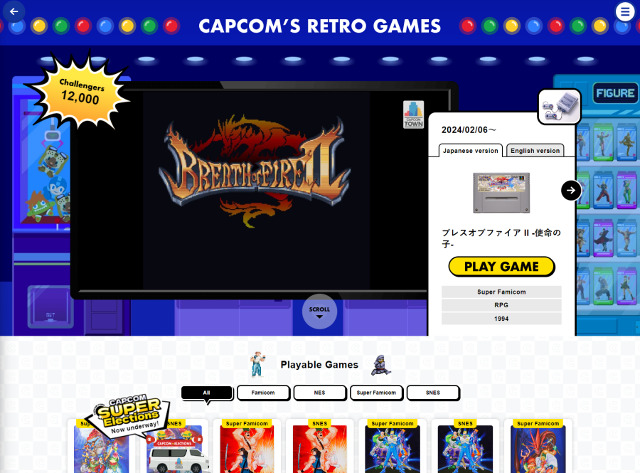 Capcom's Retro Games