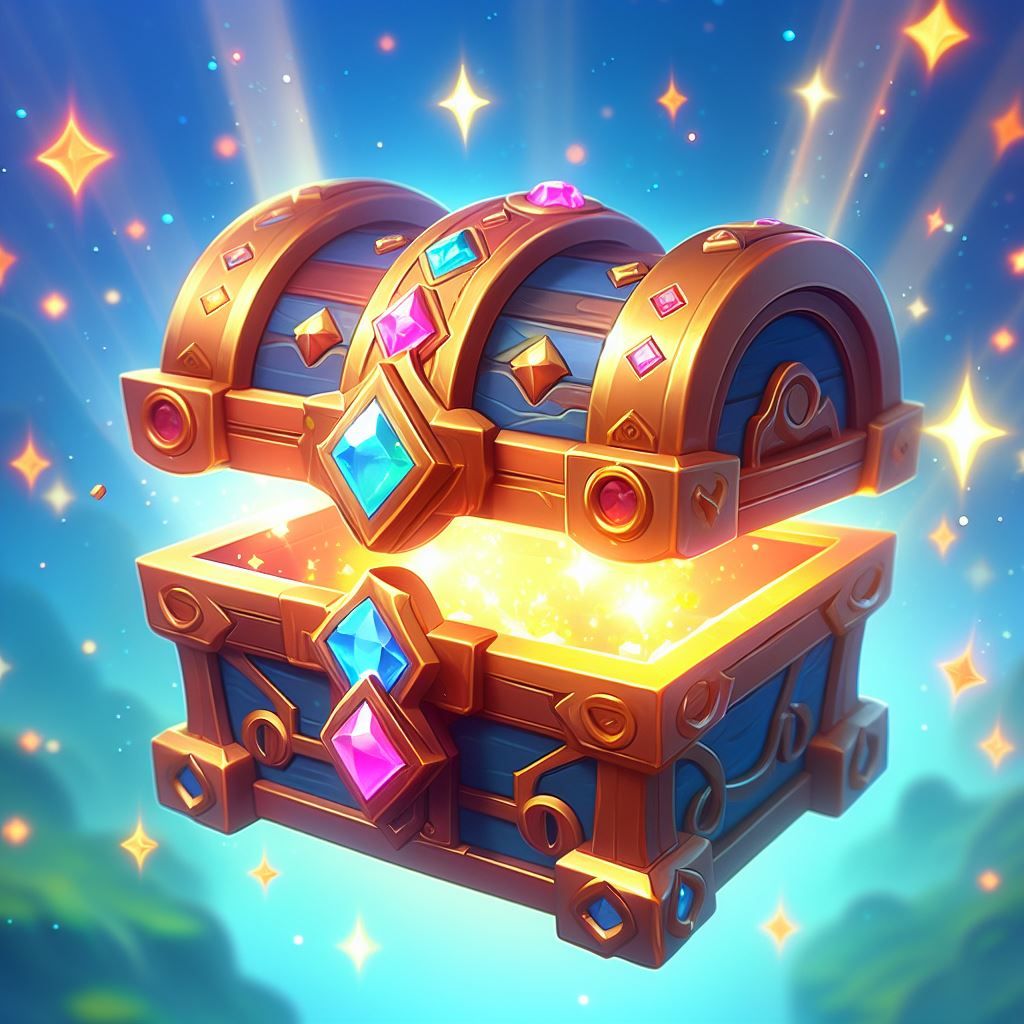 loot box in a video game - Generated with AI