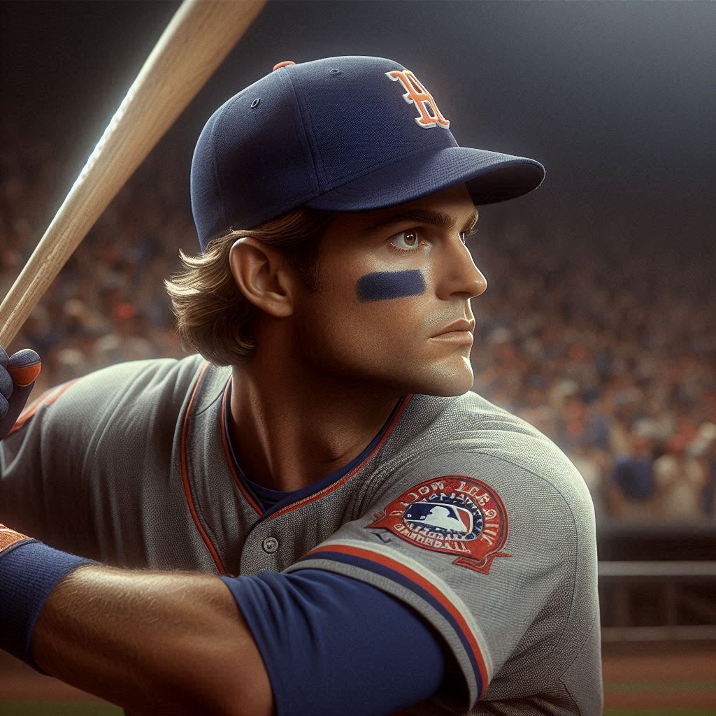 major league baseball player in the first inning - Generated with AI