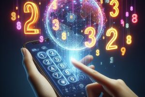 virtual phone number - Generated with AI