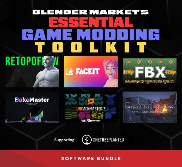 Blender Market's Essential Game Modding Toolkit Software Bundle