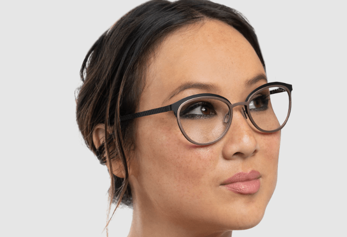Gunnar Palomar Clear being worn by a woman