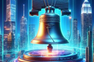 liberty bell but digital - Generated with AI