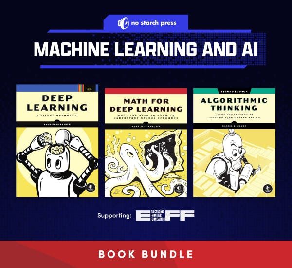 Machine Learning and AI Book Bundle - No Starch Press