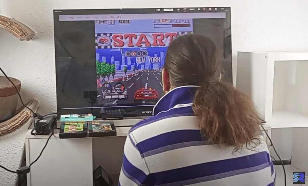 Supersega FPGA playing Outrun