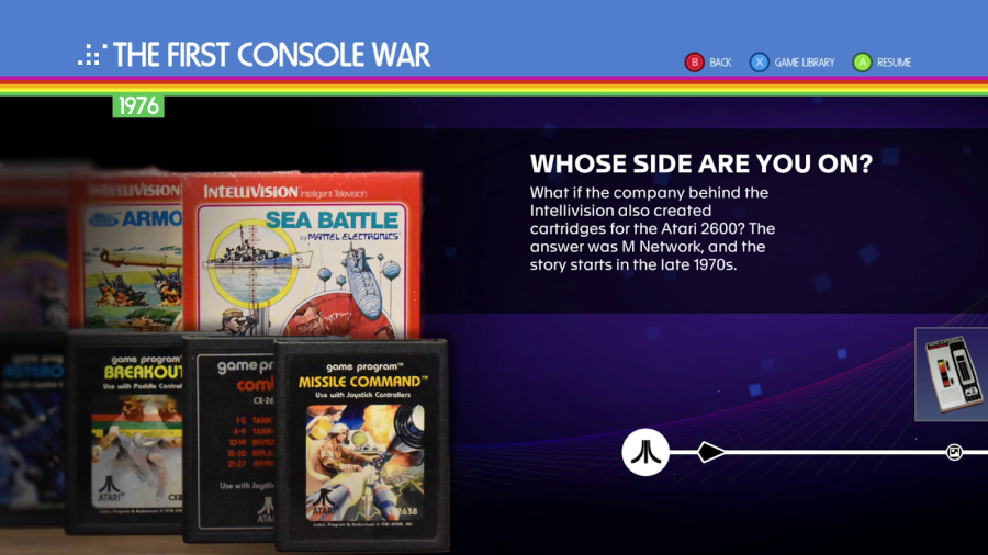 The First Console War DLC for Atari 50 - Screenshot