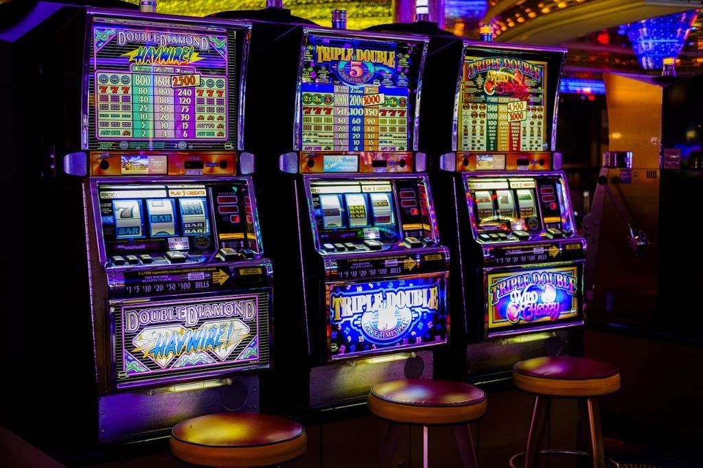 slot machines in a casino