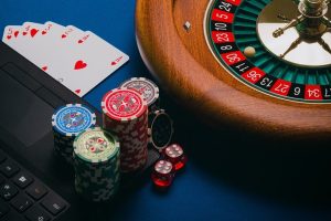 roulette wheel at a casino