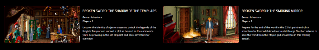 Broken Sword Collection (44) - Evercade