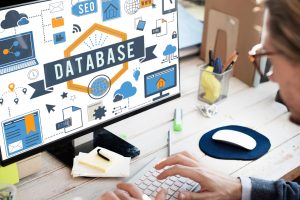 Database Computer System Digital Storage Concept