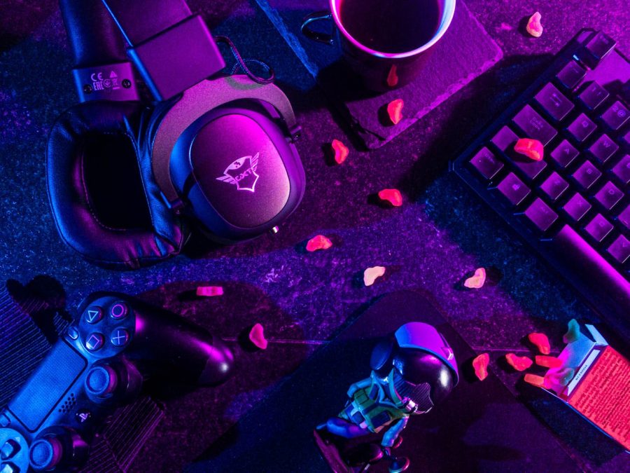 Flatlay of Gaming Equipment