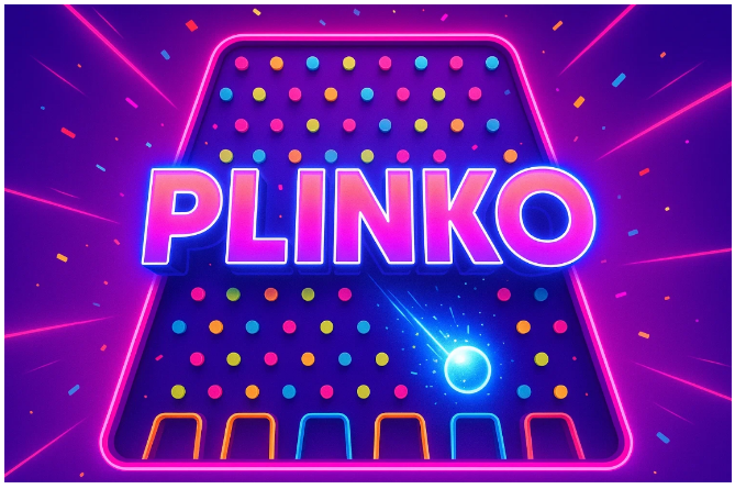 Plinko logo splash