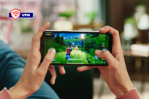playing on a smartphone with a VPN