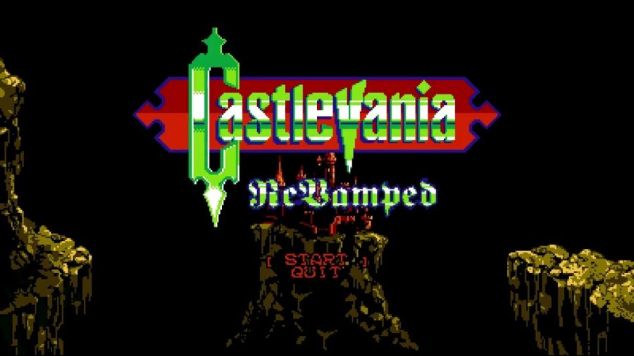 Castlevania: ReVamped title screen.