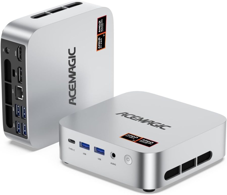 ACEMAGICIAN W1 Mini Gaming PC all angles view