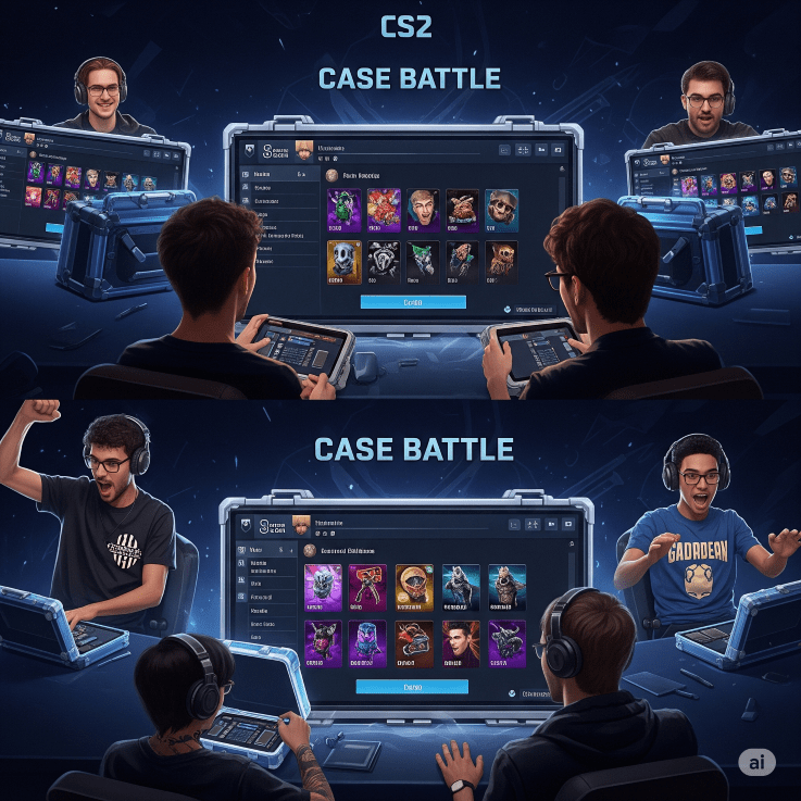 CS2 Case Battle - Generated with AI