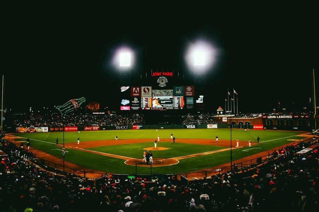 Live Game at Baseball Stadium