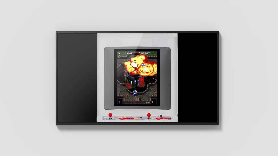 Gunbird (arcade version) on the Polymega.