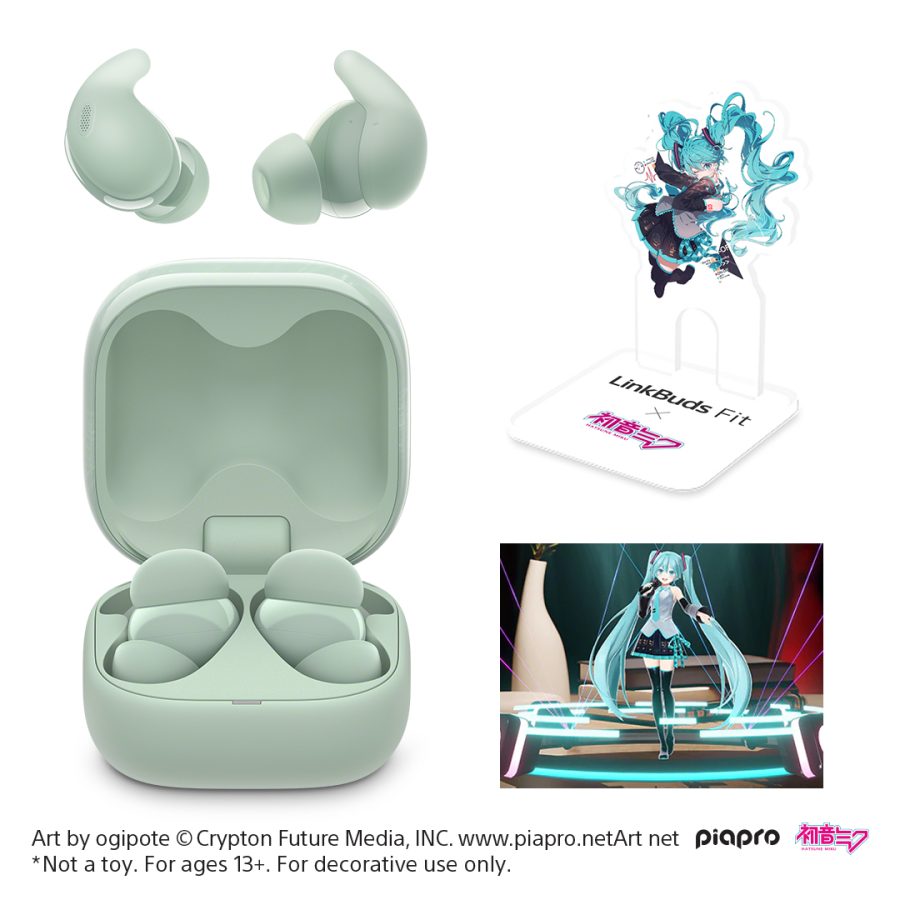 LinkBuds Fit Truly Wireless Noise Canceling Earbuds | Green x Hatsune Miku - Limited Edition