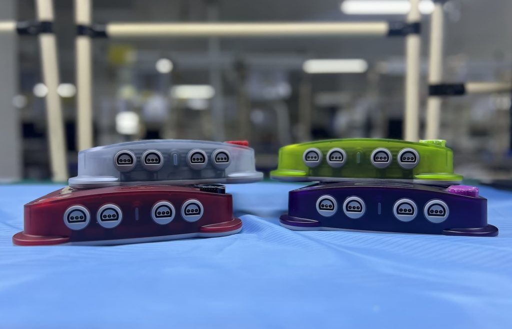 ModRetro M64 - Four colorways on table