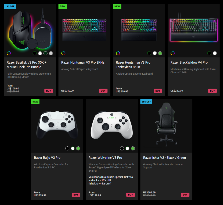 Razer February Deals