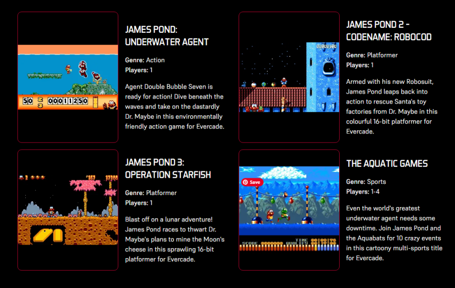 James Pond Collection